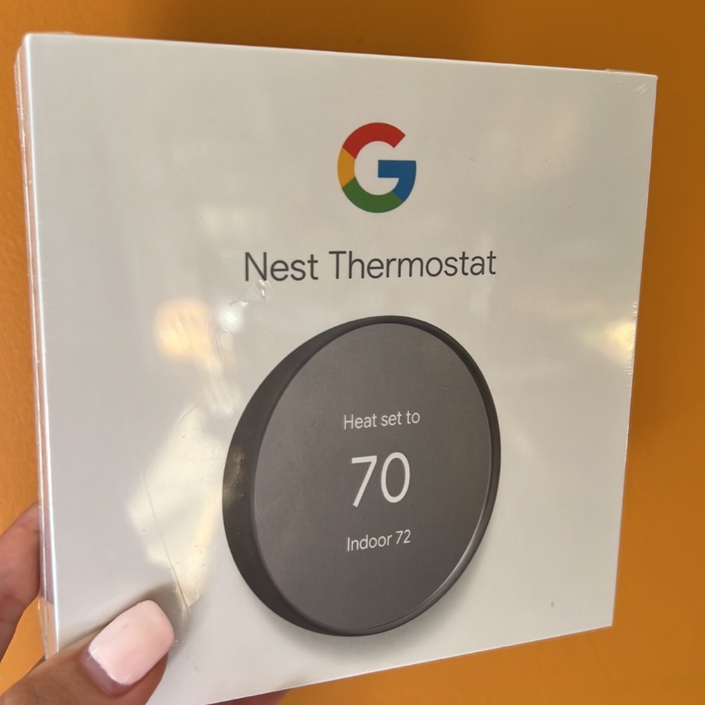 Google Nest Thermostat Charcoal